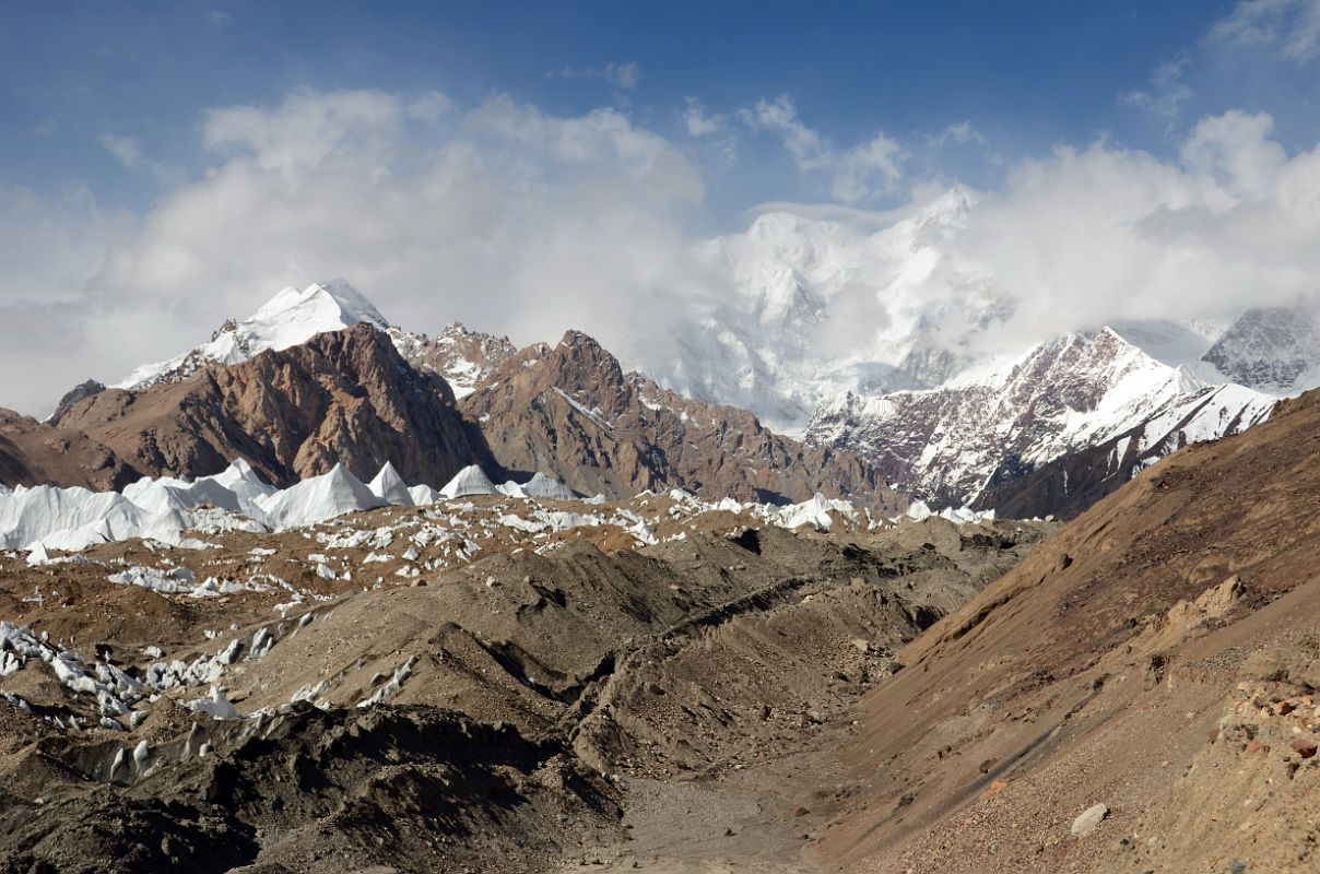 08 Gasherbrum II E and Gasherbrum II And Gasherbrum North Glacier In China